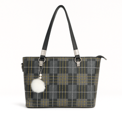 Stylish Check Handbag for Women Daily & Party Use – Luxury Style on Sale  F2036
