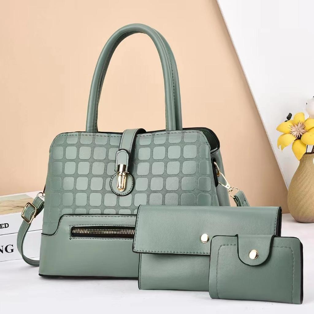 Green 3 in 1Handbag For Girls 207-7