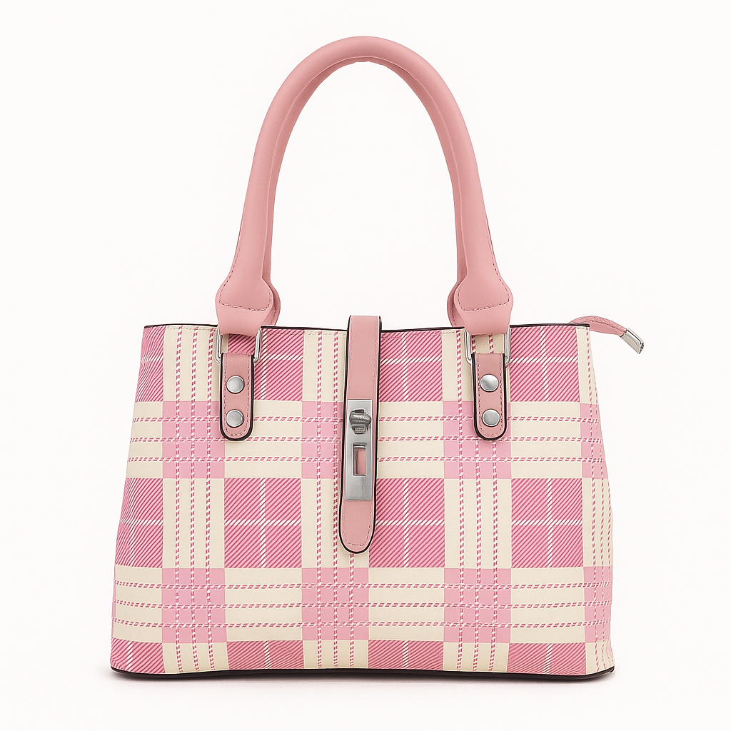 Stylish Check Handbag for Women Daily & Party Use – Luxury Style on Sale  F082
