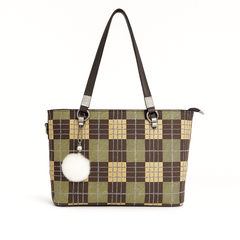 Stylish Check Handbag for Women Daily & Party Use – Luxury Style on Sale  F2036