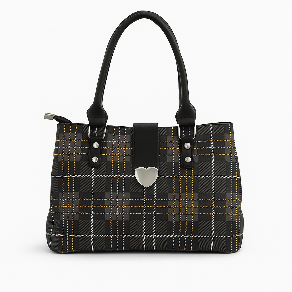 Stylish Check Handbag for Women Daily & Party Use – Luxury Style on Sale  F882