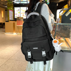 Elementary School, Junior High School, High School, and University, Large-Capacity Backpacks, Simple Backpacks for Women ZK409