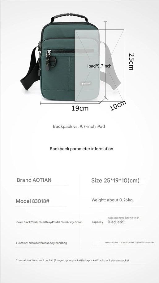 Sleek & Durable Gray Messenger Bag – Your Everyday Companion