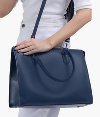 Blue Handbag For Women With Model