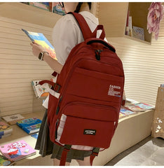 New Large Capacity Student Schoolbag Korean Style Artistic Junior High School Student Backpack ZK423