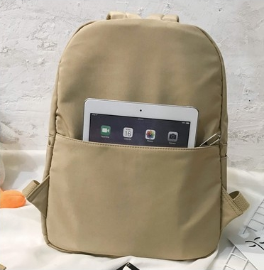 Zip Cotton Backpack Bag W7038