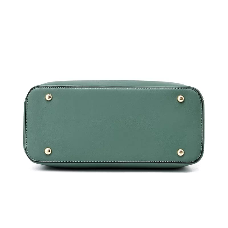 Green  Leather Handbag for ladies 993-5 GALAXY BAGS