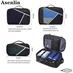 Asenlin 40L Travel Backpack for Women Men 17 Inch Laptop Backpack Flight Approved Luggage Carry On