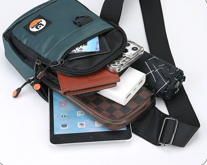 Black Messenger Bags Sports Bag Gym Bag 4184