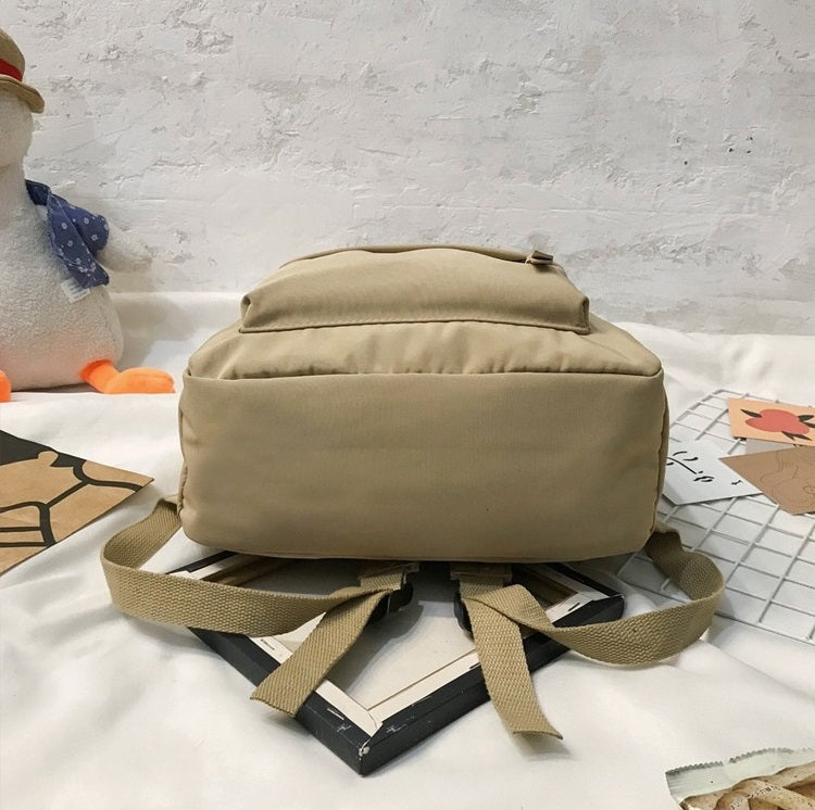 Zip Cotton Backpack Bag W7038