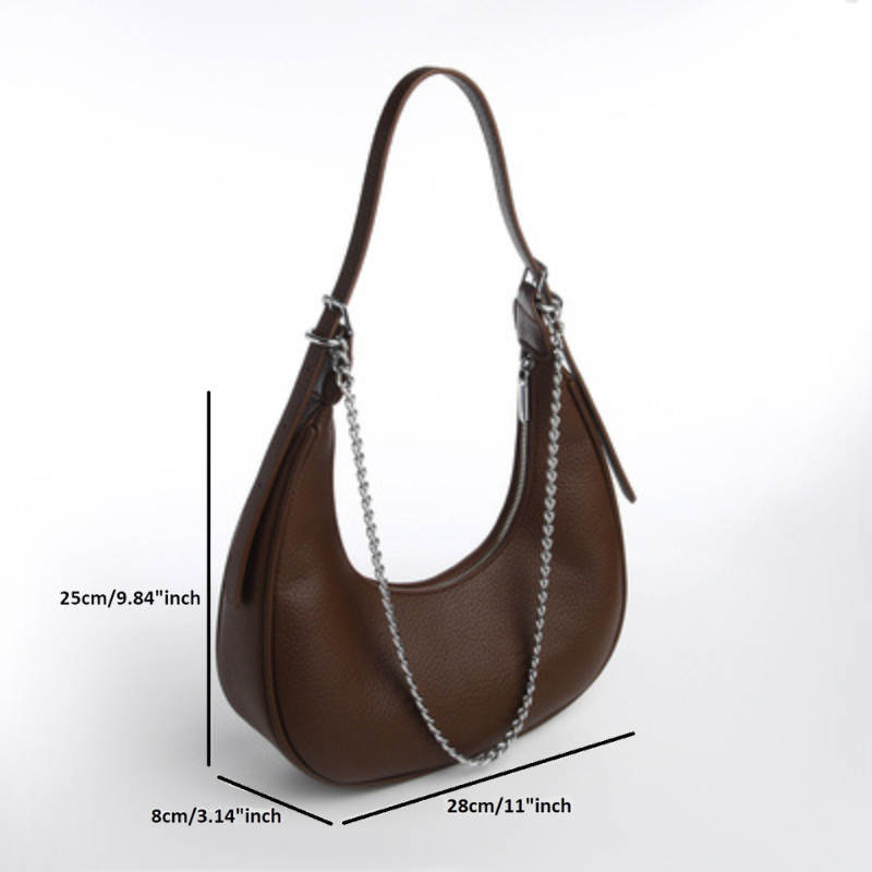 New Stylish Half Moon Shoulder Bag 78016