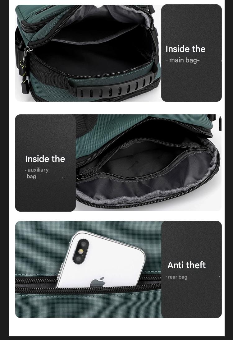Sleek & Durable Gray Messenger Bag – Your Everyday Companion