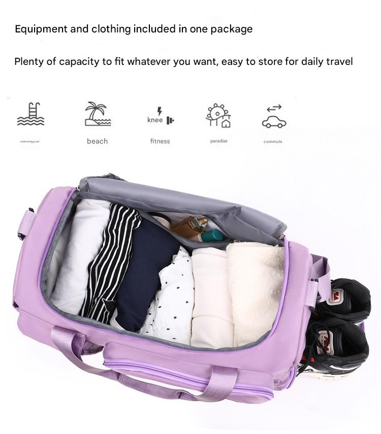 Stylish & Spacious Travel Duffle Bag - Perfect for Travel, Gym & More 4141