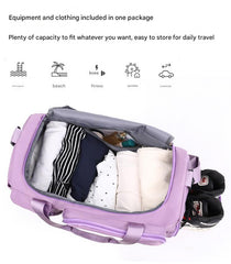Stylish & Spacious Travel Duffle Bag - Perfect for Travel, Gym & More 4141