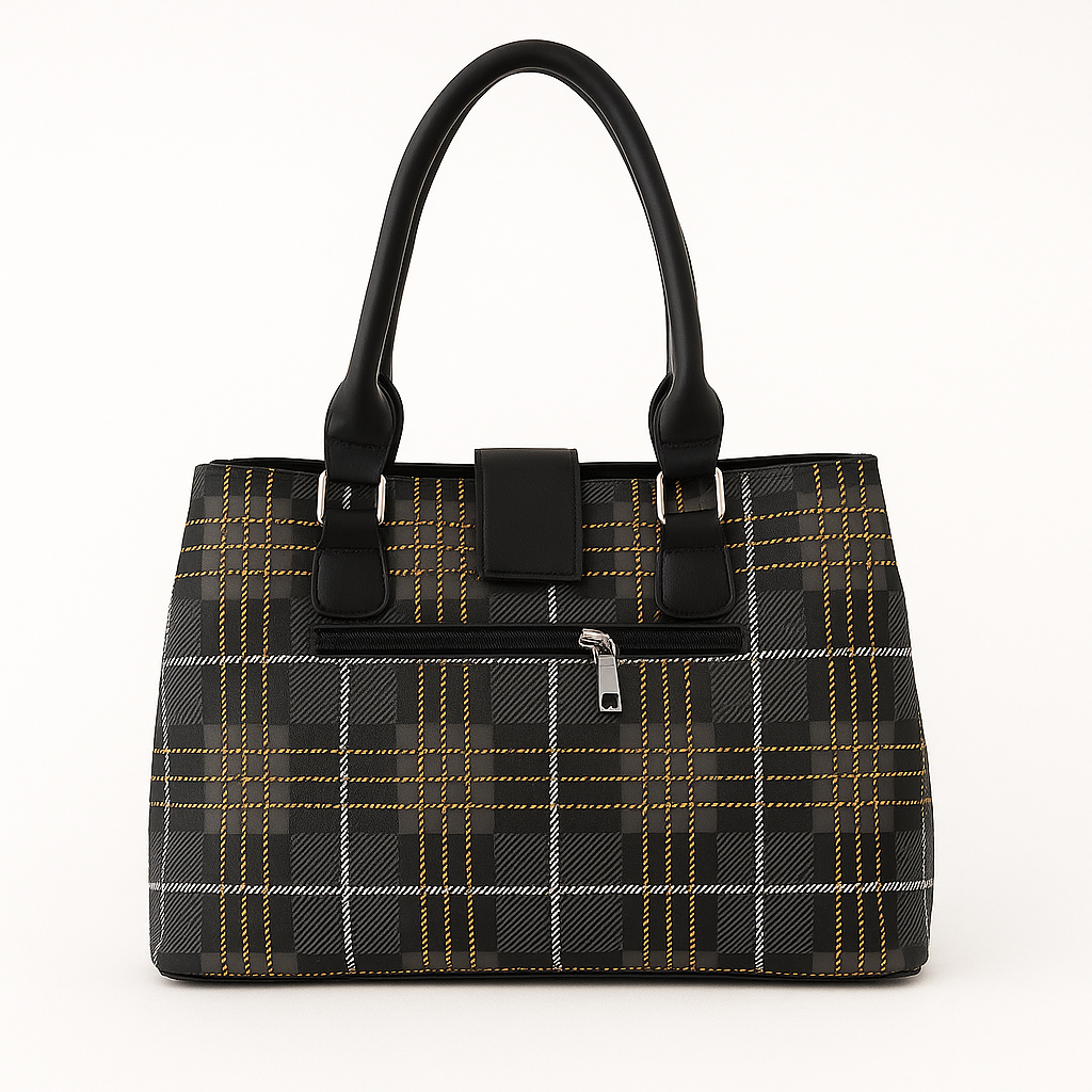 Stylish Check Handbag for Women Daily & Party Use – Luxury Style on Sale  F882