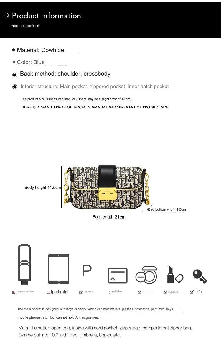 Branded Crossbody Bag 8815 GALAXY BAGS