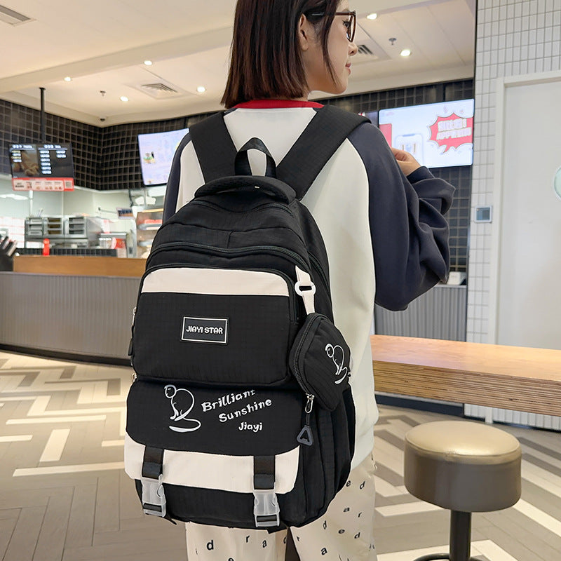 New Style Middle School Student Schoolbag for Reducing the Weight ZK421