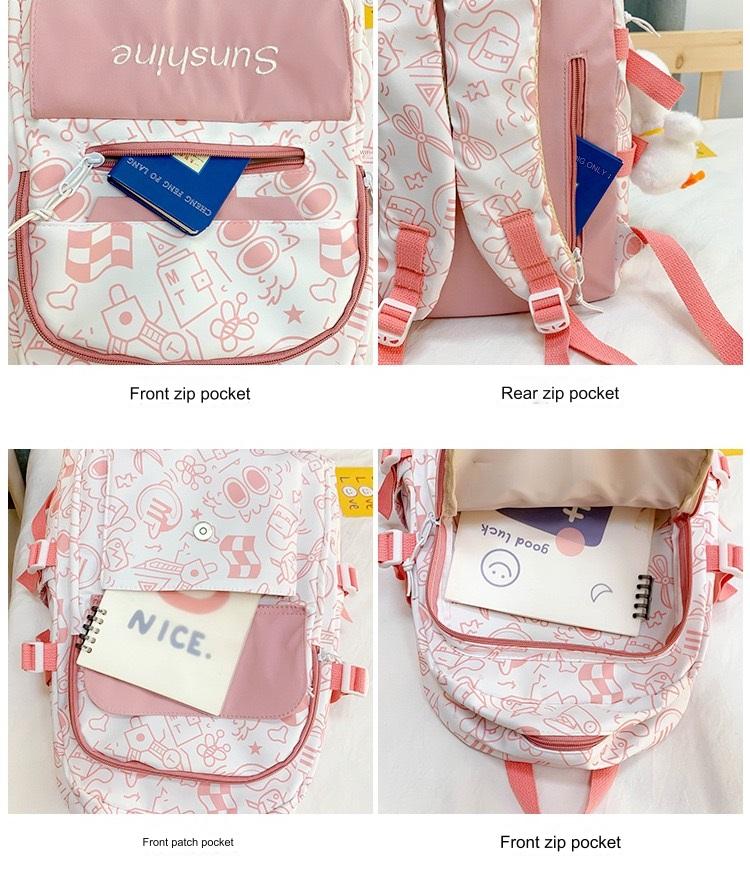 Durable Backpack For Girls 612-5 Galaxy Bags