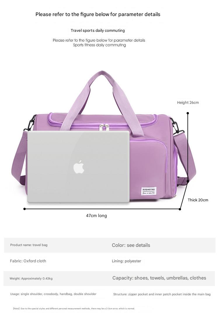 Stylish & Spacious Travel Duffle Bag - Perfect for Travel, Gym & More 4141