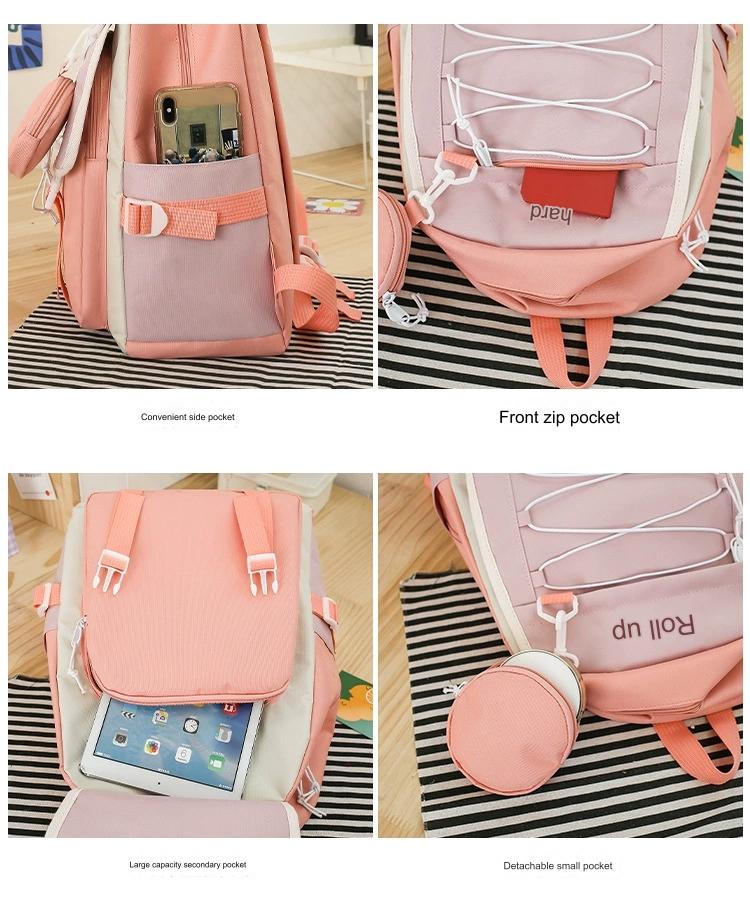 4 Pcs Set Backpack for Girls MJ16 GALAXY BAGS