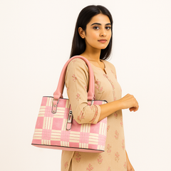 Stylish Check Handbag for Women Daily & Party Use – Luxury Style on Sale  F082