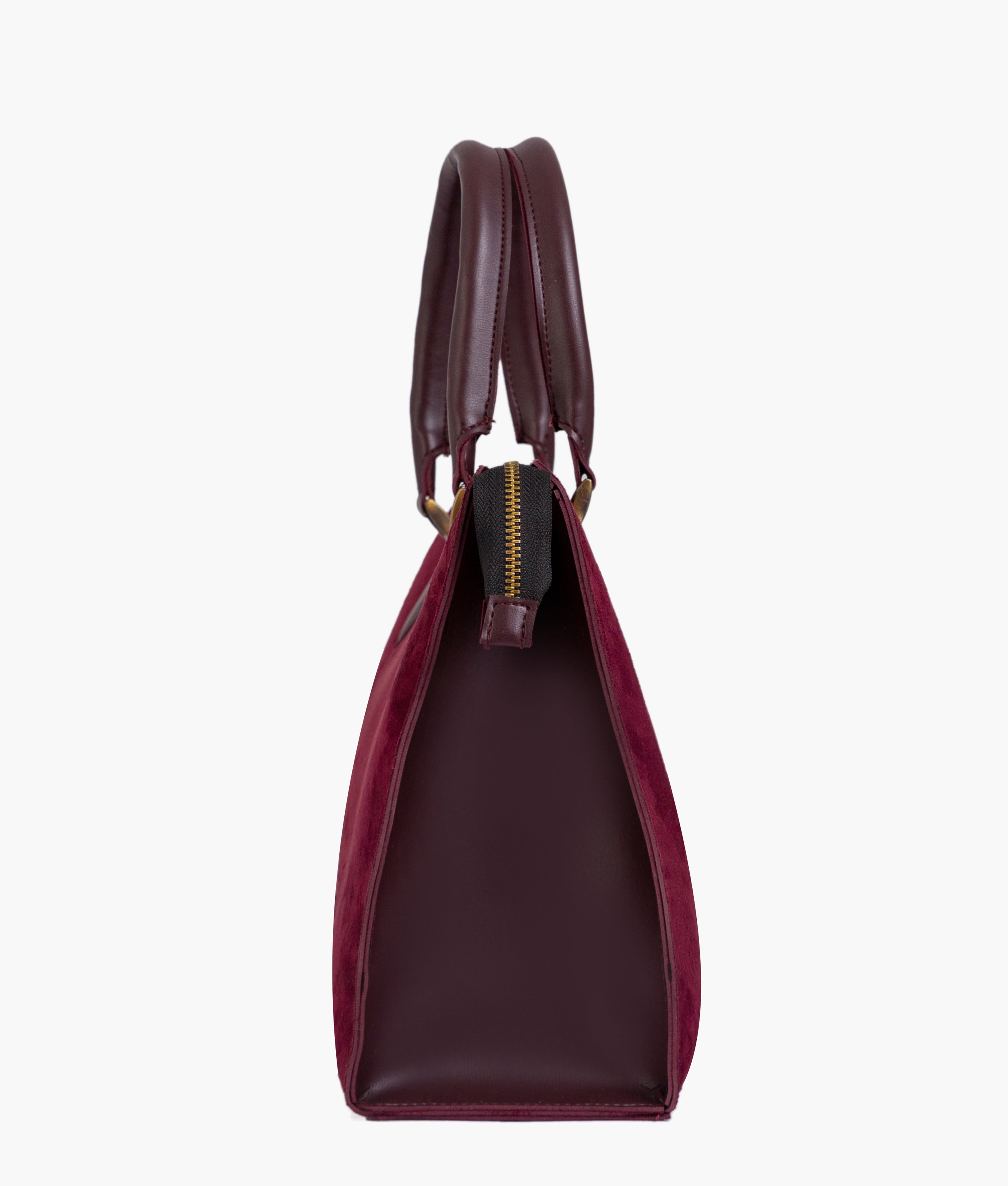 Maroon Velvet Handbag For Women 599 GALAXY BAGS