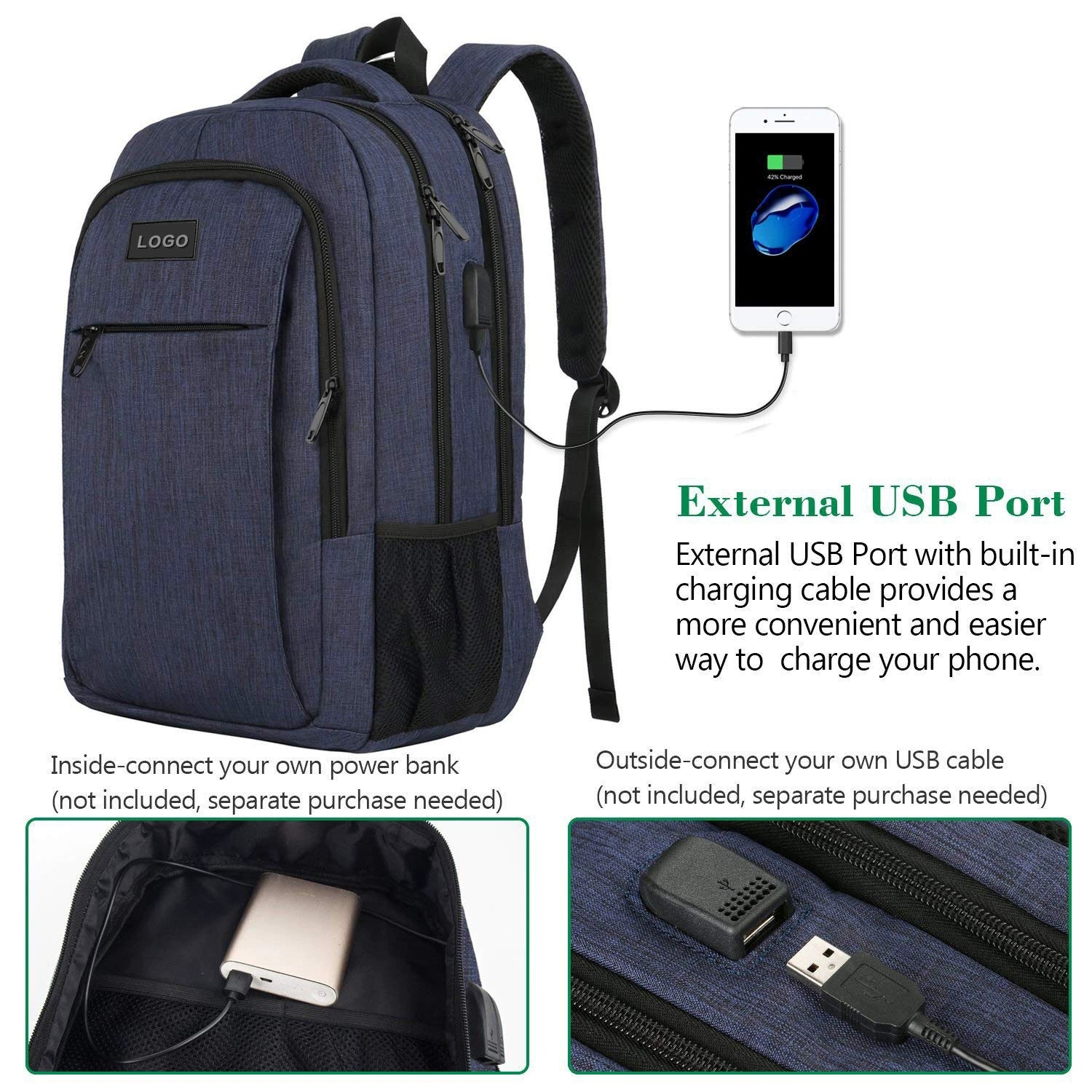Men's High-End Large-Capacity Business Backpack Travel Laptop Backpack ZK415
