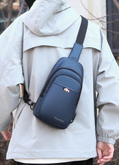 Blue Messenger Bags Sports Bag Gym Bag  4110