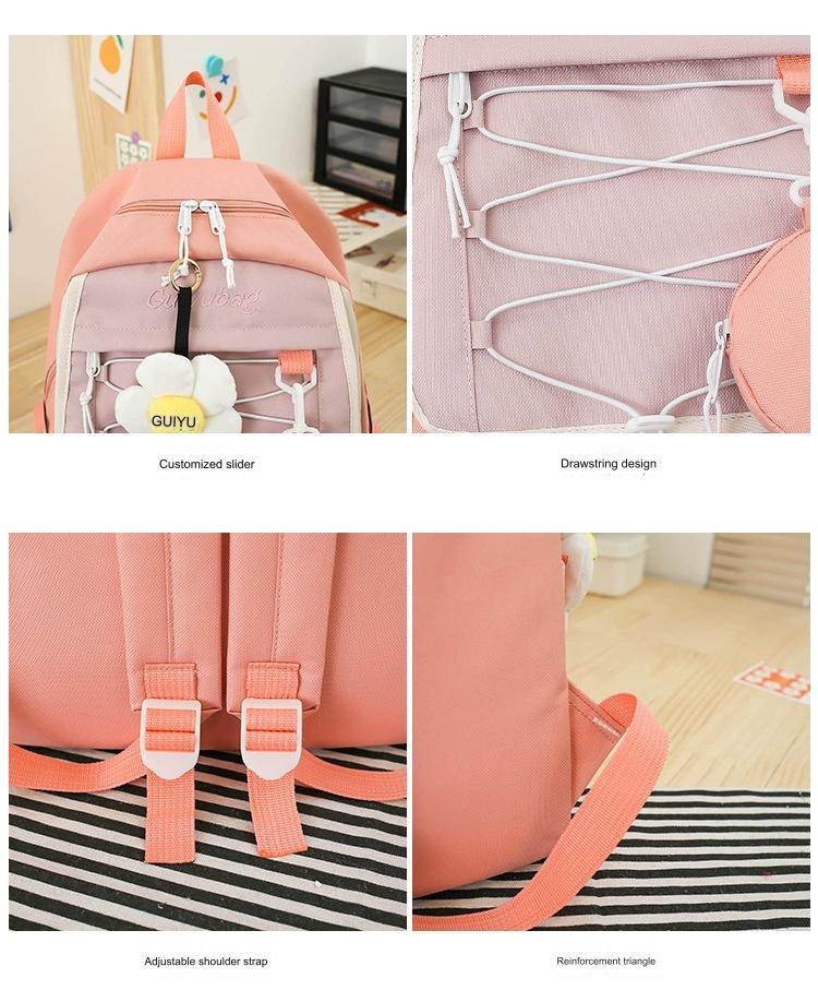 4 Pcs Set Backpack for Girls MJ16 GALAXY BAGS