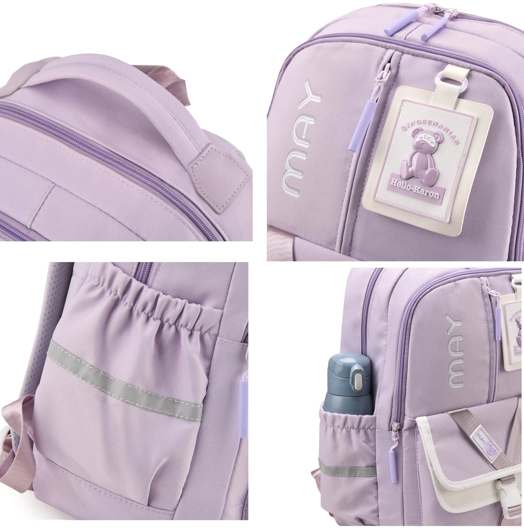 Durable Korean Vibe Unisex Backpack MS21 GALAXY BAGS