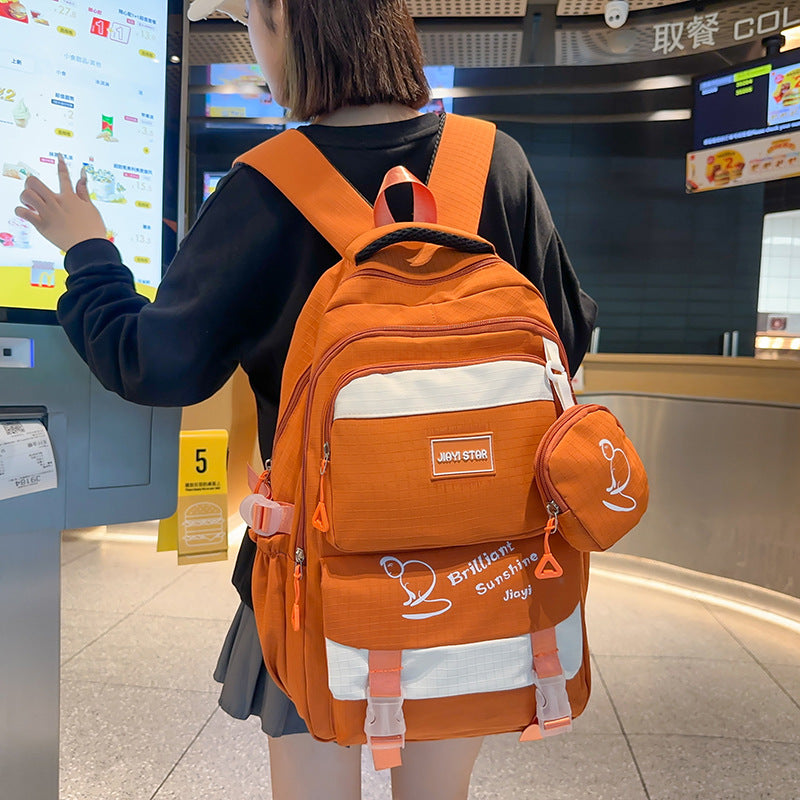New Style Middle School Student Schoolbag for Reducing the Weight ZK421