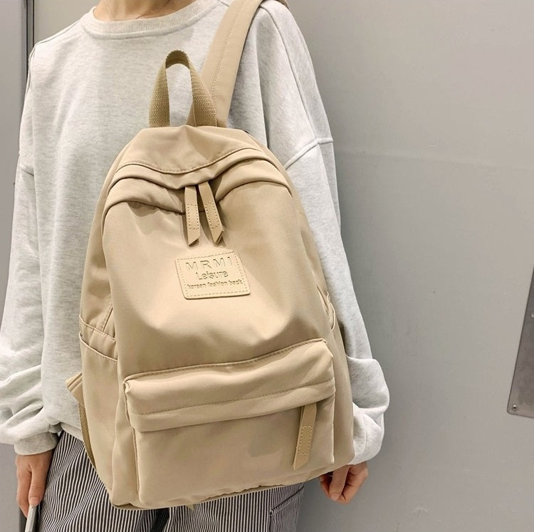 Zip Cotton Backpack Bag W7038