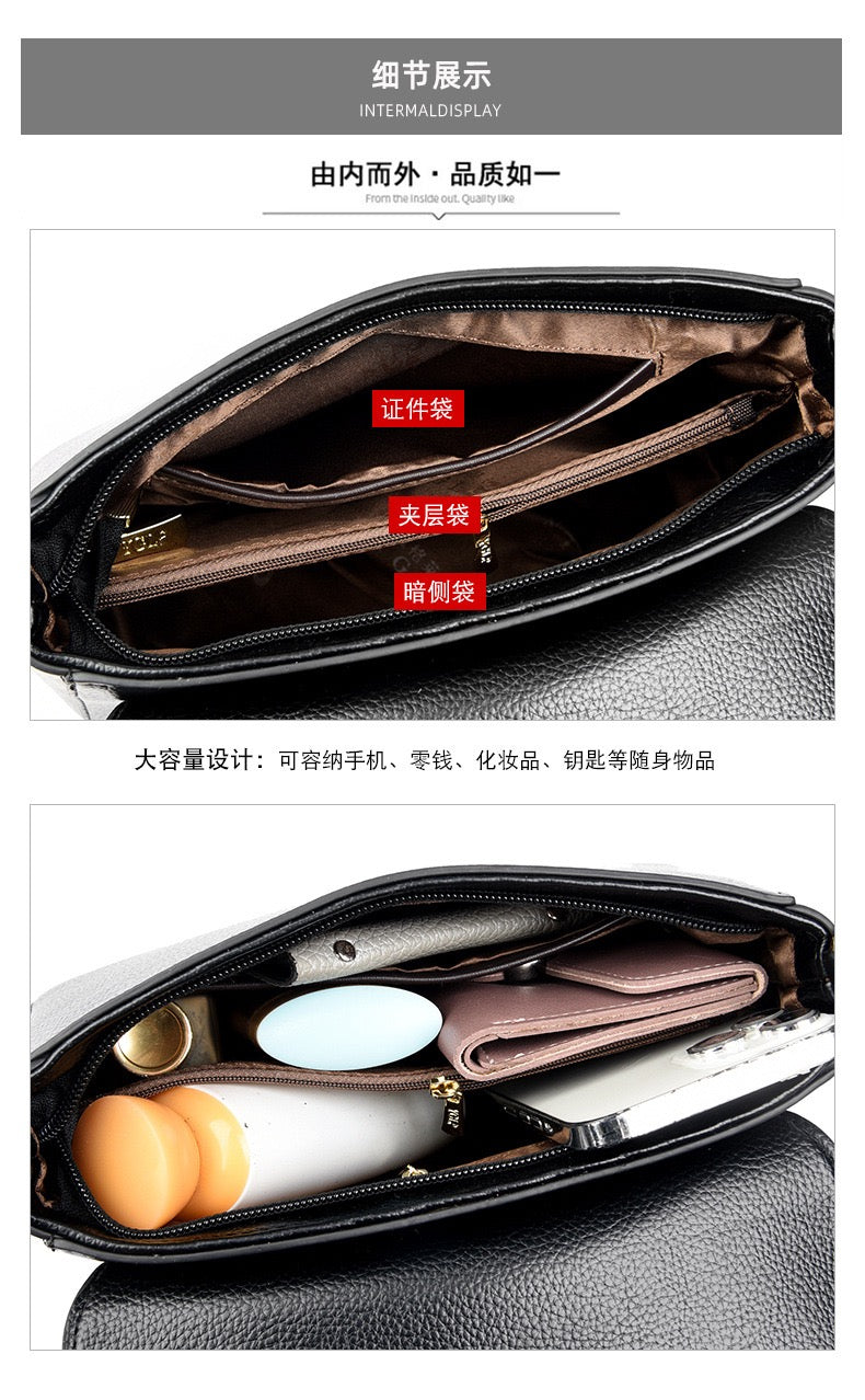 Premium Leather Crossbody Bag – (Watch Video Before Order) | 9899