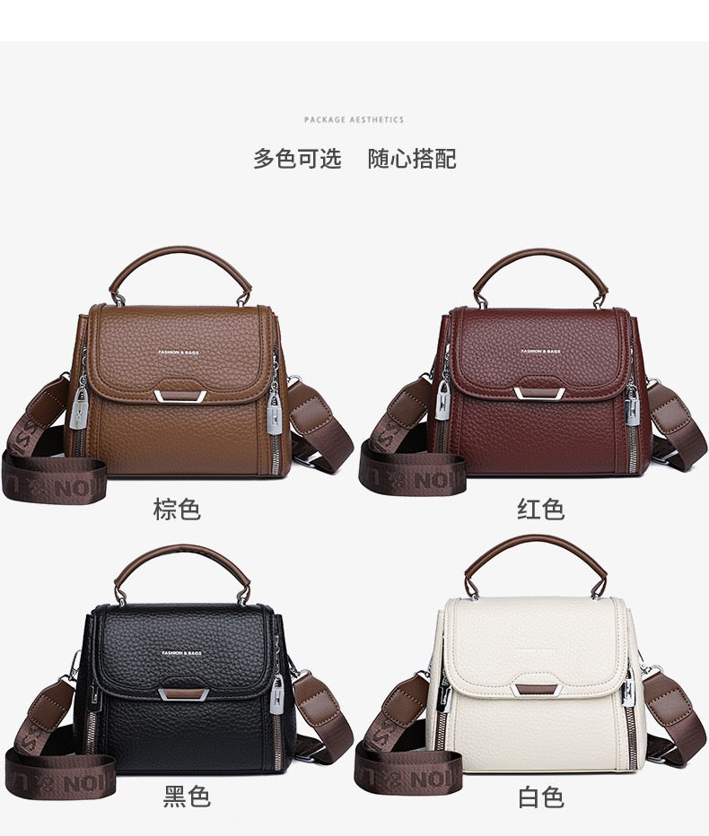 Fashionable Leather Handbag with Modern Design – Elevate Your Look 555-2