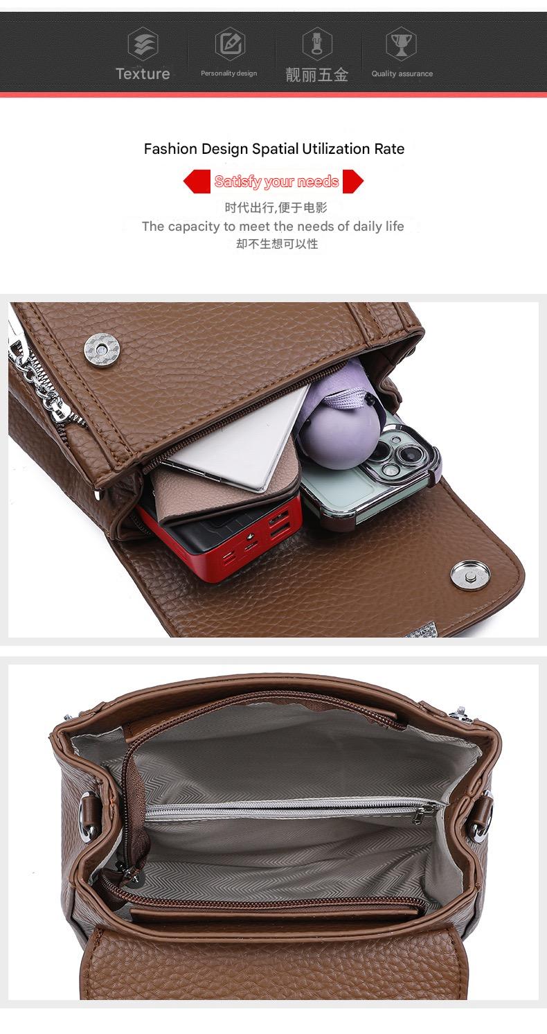 Fashionable Leather Handbag with Modern Design – Elevate Your Look 555-2
