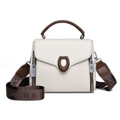 Stylish  Handbag with Top Handle & Shoulder Strap 555-12