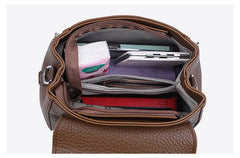 Stylish  Handbag with Top Handle & Shoulder Strap 555-12