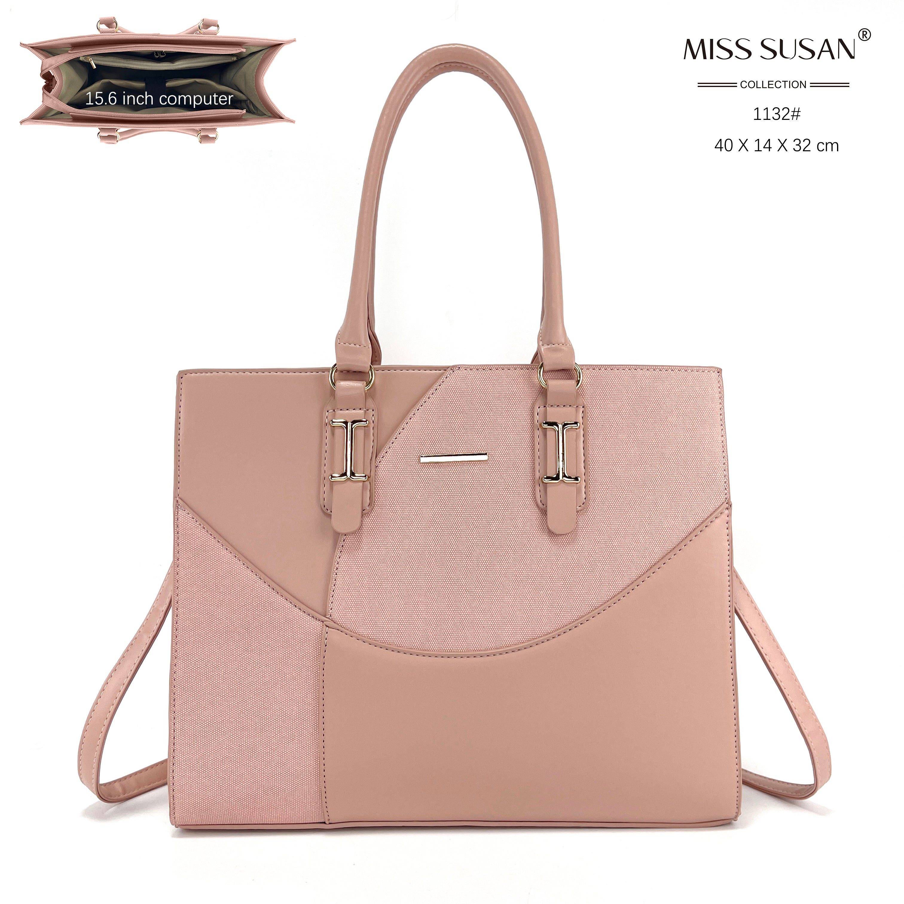 Miss Susan Laptop Tote Bag 15.6 Inch – Elegant & Functional for Work and Travel 1132