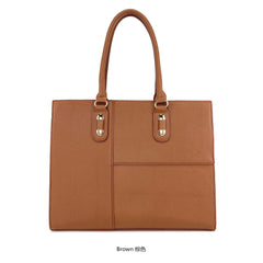 Miss Susan 15.6 Inch Camel Tote Bag – Stylish Women Work & Office Handbag 1031