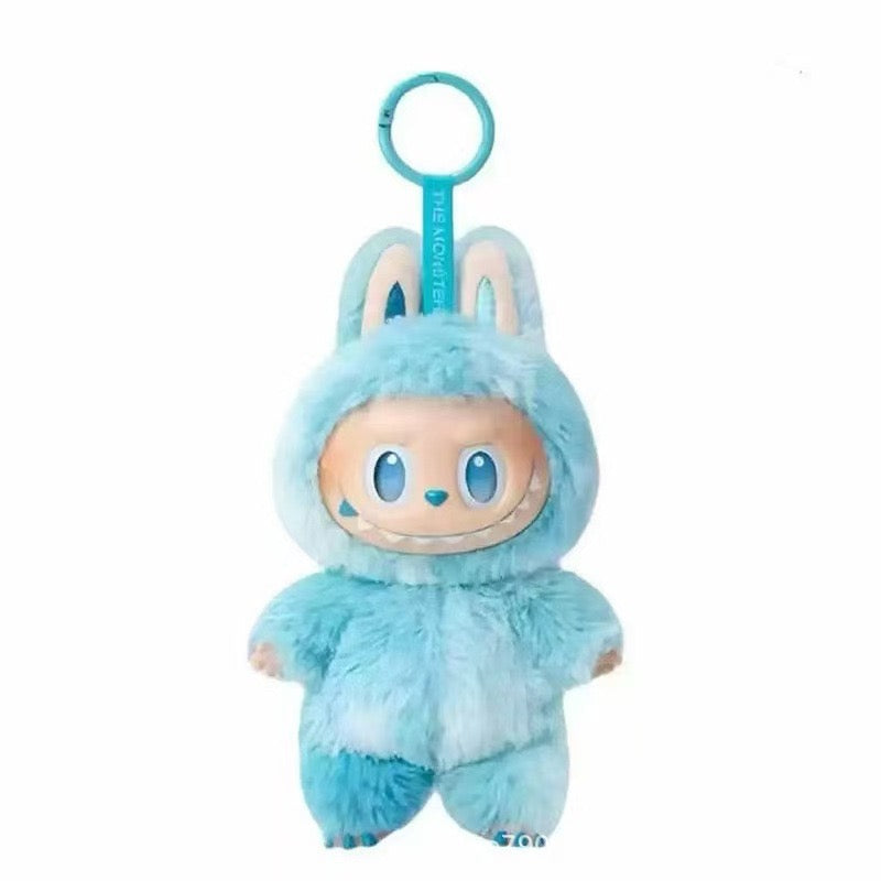 Blue Labubu Big Into Energy Monster Keychain  - 1 PC