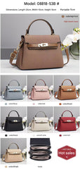 Galaxy Chic Structured Handbag with Mini Charm 381
