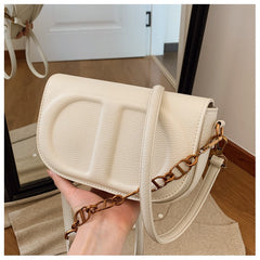 Chic Gold Chain Crossbody Bag 1091