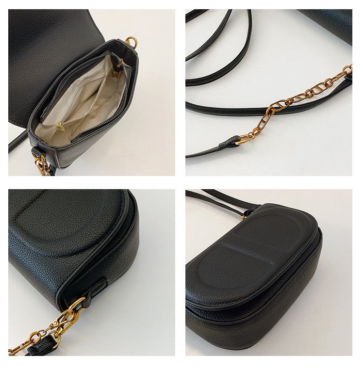 Chic Gold Chain Crossbody Bag 1091