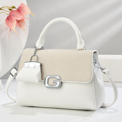 Galaxy Chic Structured Handbag with Mini Charm 8011