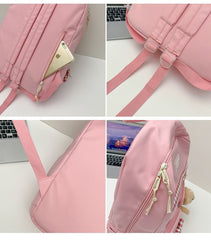 Pink Girls University Bag 3k12K Galaxy Bags