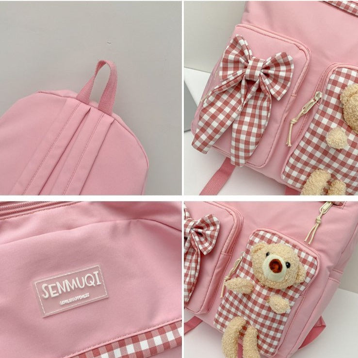 Pink Girls University Bag 3k12K Galaxy Bags