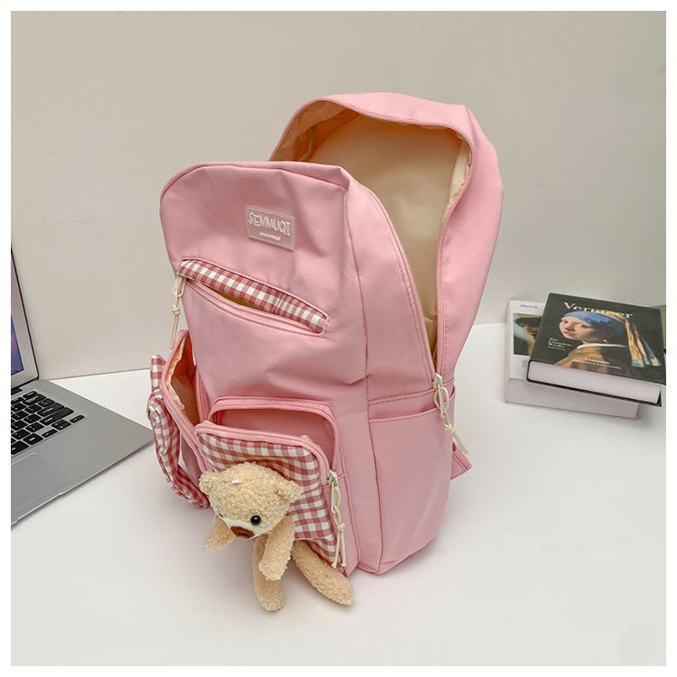 Pink Girls University Bag 3k12K Galaxy Bags