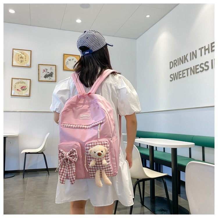 Pink Girls University Bag 3k12K Galaxy Bags