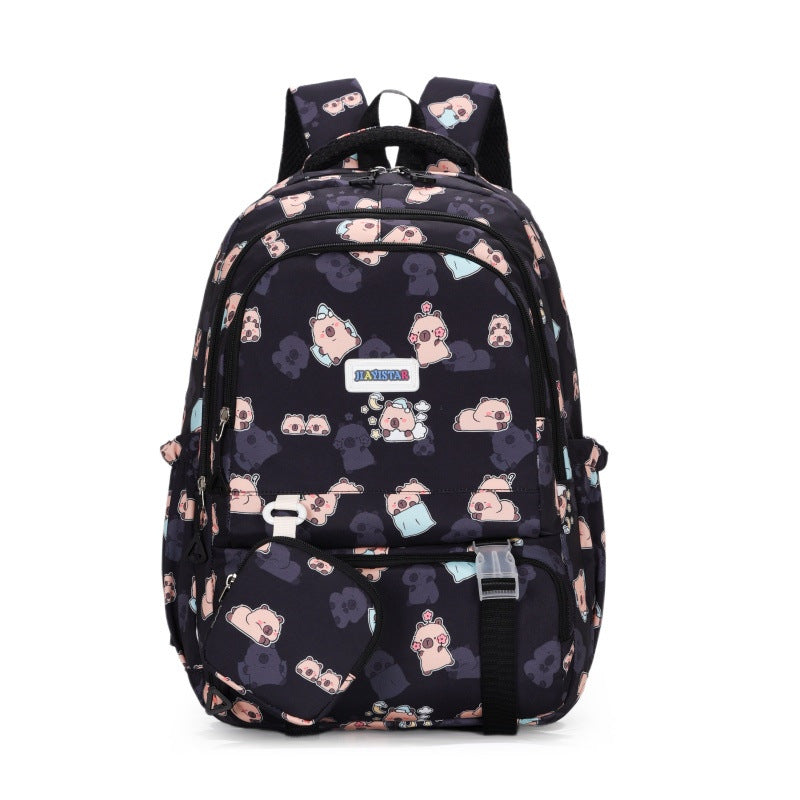 Junior High School Student Schoolbag Extra Large Capacity Backpack, Lightweight Backpack ZK424