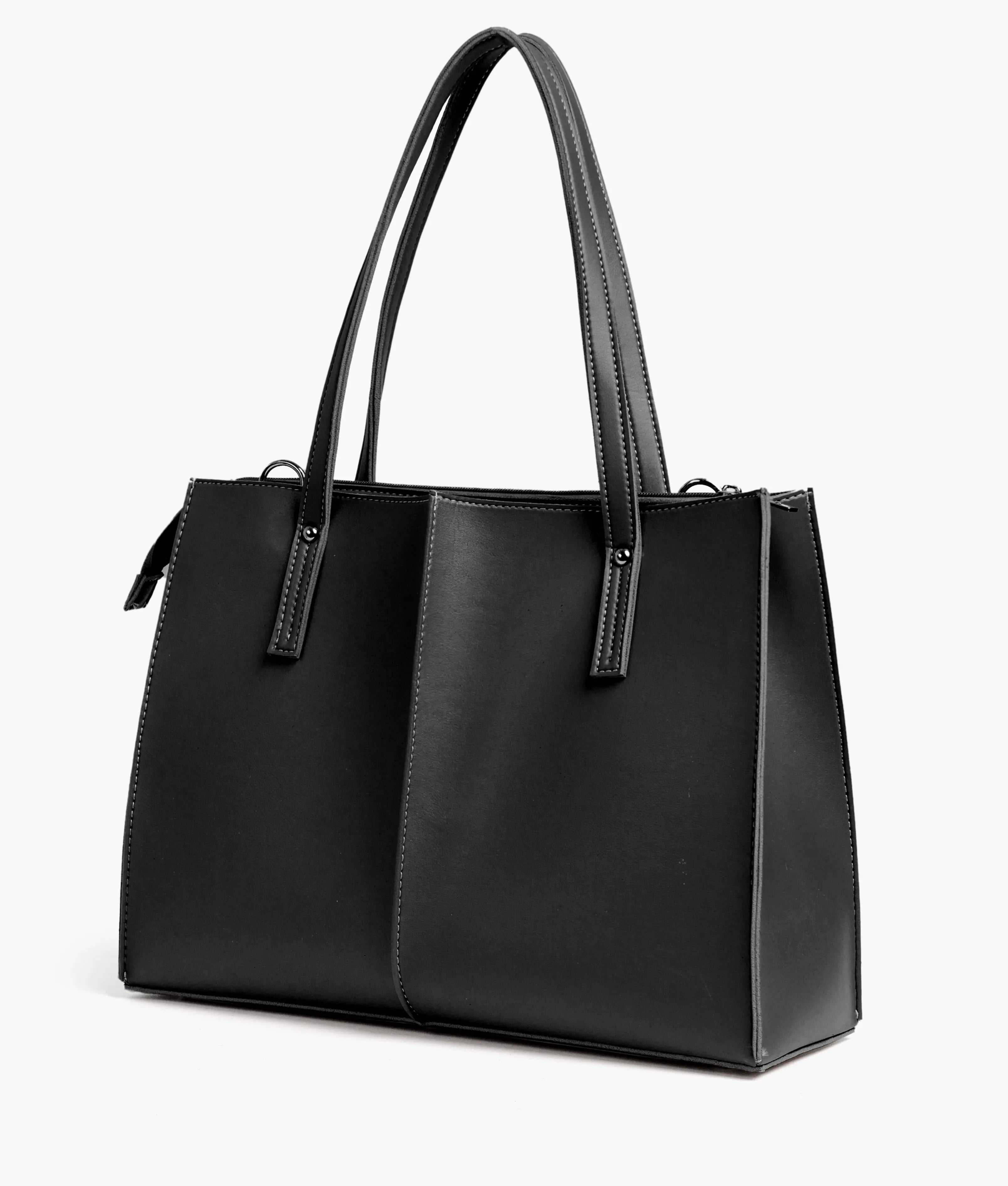 Light leather tote best sale